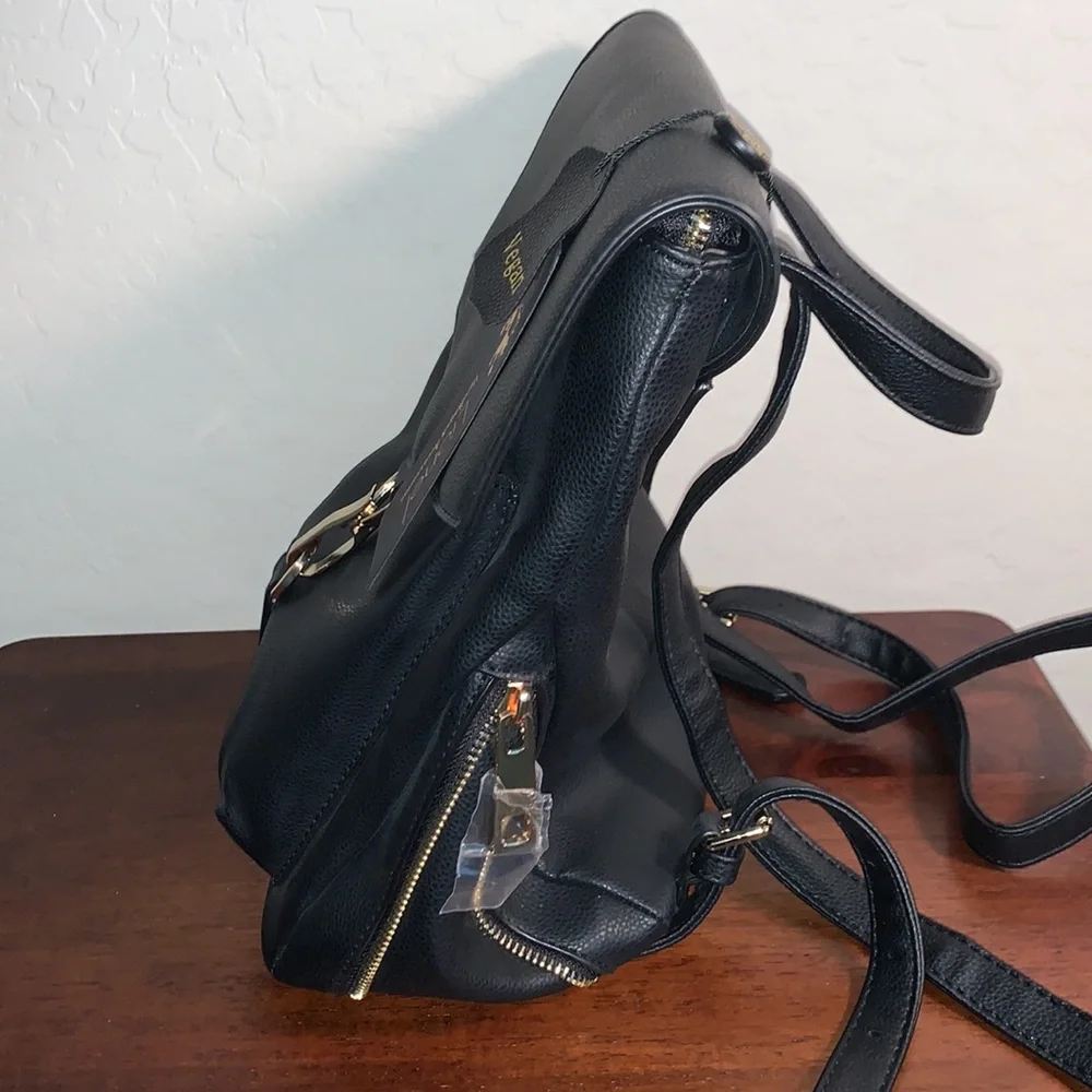 LIONEL PATRICA BRAND NEW WITH TAGS VEGAN LEATHER GORGEOUS BACKPACK